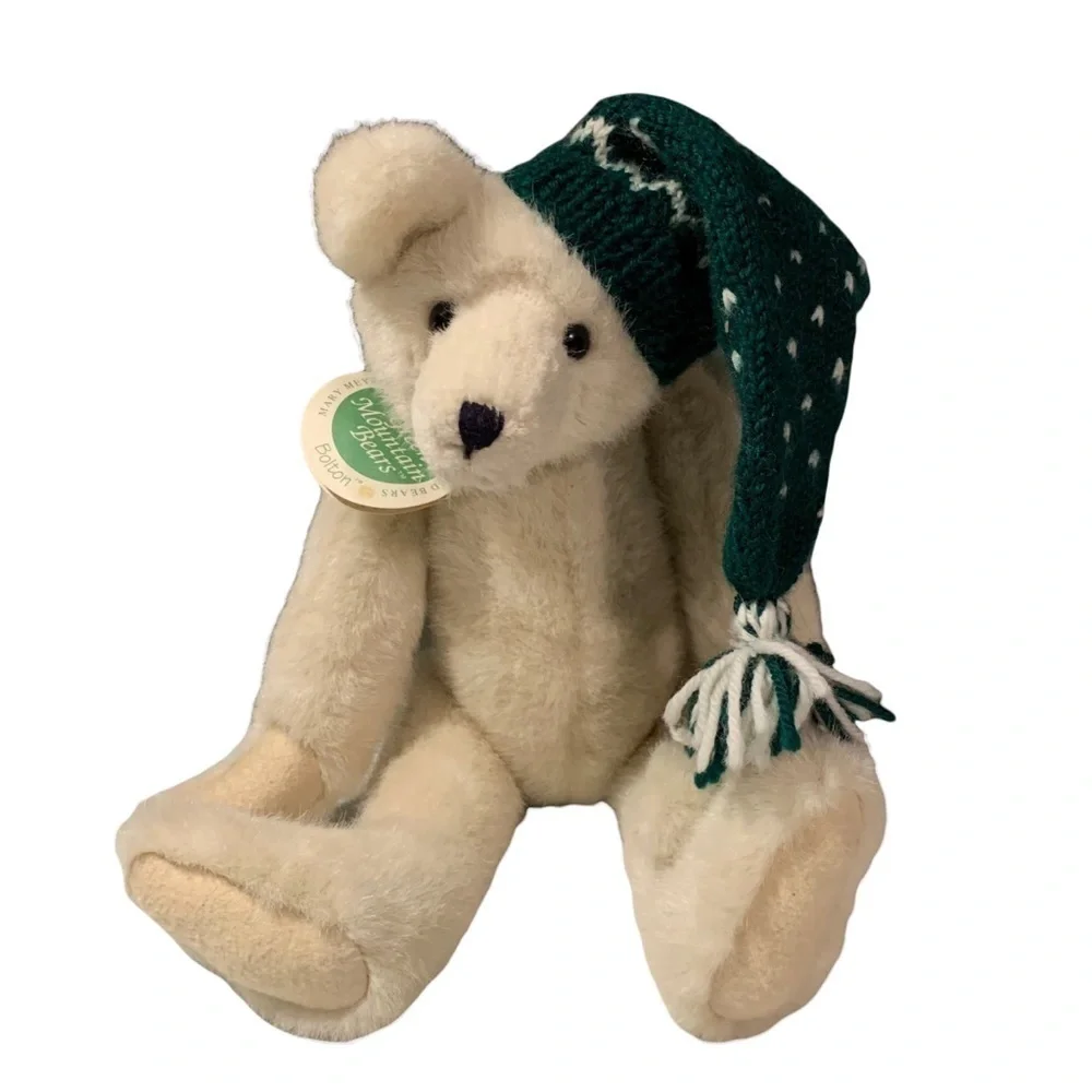 Vtg Mary Meyer Green Mountain Bear BOLTON Vermont Artist Carol Carini Christmas